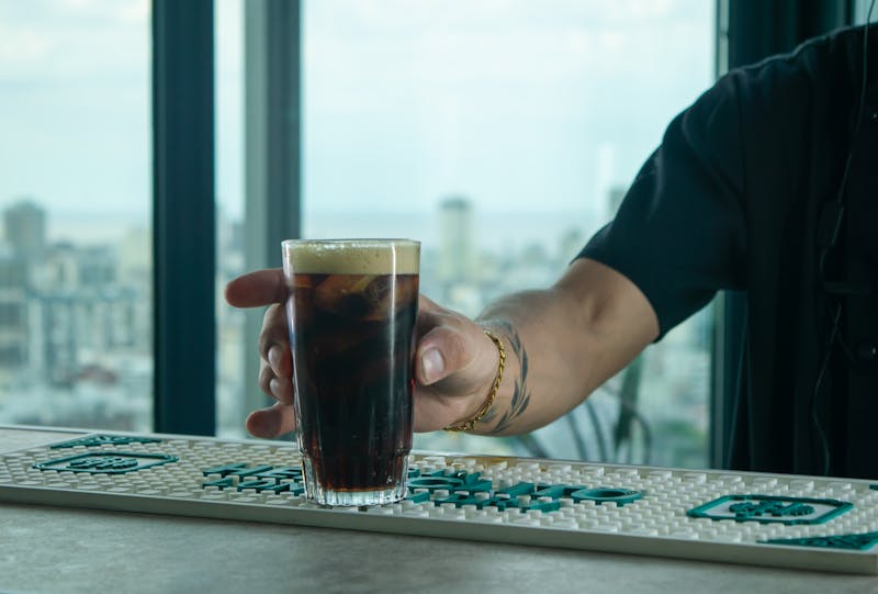 Iced cold brew coffee